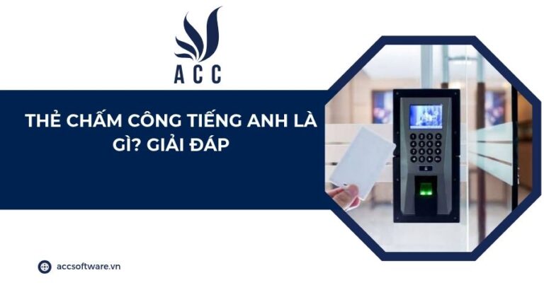 Thẻ chấm công tiếng Anh là gì? Giải đáp